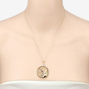 0.33 Carat Genuine White Zircon .925 Sterling Silver Pendant-14