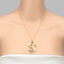 0.30 Carat Genuine Garnet .925 Sterling Silver Pendant-14