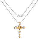 2.24 Carat Genuine Yellow Sapphire .925 Sterling Silver Pendant-3