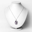 2.12 Carat Genuine Amethyst .925 Sterling Silver Pendant-6