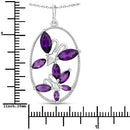 2.12 Carat Genuine Amethyst .925 Sterling Silver Pendant-7