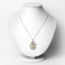 2.30 Carat Genuine Citrine .925 Sterling Silver Pendant-6