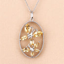 2.30 Carat Genuine Citrine .925 Sterling Silver Pendant-9