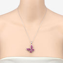 4.72 Carat Genuine Ruby .925 Sterling Silver Pendant-10