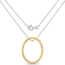 3.84 Carat Genuine Yellow Sapphire .925 Sterling Silver Pendant-4