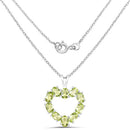 4.50 Carat Genuine Peridot .925 Sterling Silver Pendant-5