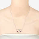 0.70 Carat Genuine Ruby .925 Sterling Silver Pendant-8