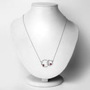 0.70 Carat Genuine Ruby .925 Sterling Silver Pendant-2