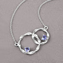 0.38 Carat Genuine Tanzanite .925 Sterling Silver Pendant-8