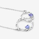 0.38 Carat Genuine Tanzanite .925 Sterling Silver Pendant-9