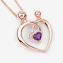 0.25 Carat Genuine Amethyst .925 Sterling Silver Pendant-5
