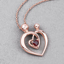0.32 Carat Genuine Garnet .925 Sterling Silver Pendant-8