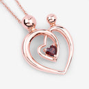 0.32 Carat Genuine Garnet .925 Sterling Silver Pendant-9