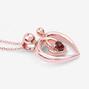 0.32 Carat Genuine Garnet .925 Sterling Silver Pendant-10