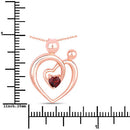 0.32 Carat Genuine Garnet .925 Sterling Silver Pendant-7