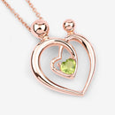 0.25 Carat Genuine Peridot .925 Sterling Silver Pendant-9