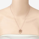 0.25 Carat Genuine Peridot .925 Sterling Silver Pendant-12