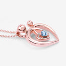 0.28 Carat Genuine Swiss Blue Topaz .925 Sterling Silver Pendant-10