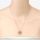 0.28 Carat Genuine Swiss Blue Topaz .925 Sterling Silver Pendant-12