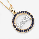 0.64 Carat Genuine Blue Sapphire .925 Sterling Silver Pendant-9