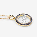 0.64 Carat Genuine Blue Sapphire .925 Sterling Silver Pendant-10