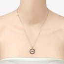 0.64 Carat Genuine Blue Sapphire .925 Sterling Silver Pendant-12