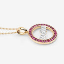 0.64 Carat Genuine Ruby .925 Sterling Silver Pendant-10