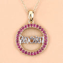 0.64 Carat Genuine Ruby .925 Sterling Silver Pendant-11