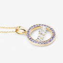 0.64 Carat Genuine Tanzanite .925 Sterling Silver Pendant-10