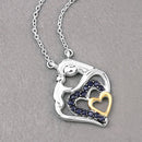 0.28 Carat Genuine Blue Sapphire .925 Sterling Silver Pendant-8