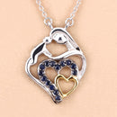0.28 Carat Genuine Blue Sapphire .925 Sterling Silver Pendant-11