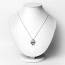 0.24 Carat Genuine Emerald .925 Sterling Silver Pendant-6