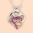 0.28 Carat Genuine Ruby .925 Sterling Silver Pendant-11