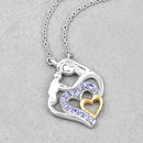 0.28 Carat Genuine Tanzanite .925 Sterling Silver Pendant-8