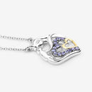 0.28 Carat Genuine Tanzanite .925 Sterling Silver Pendant-10