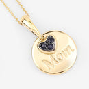 0.20 Carat Genuine Blue Sapphire .925 Sterling Silver Pendant-9