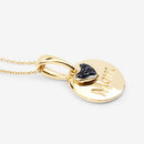0.20 Carat Genuine Blue Sapphire .925 Sterling Silver Pendant-10