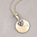 0.21 Carat Genuine Tanzanite .925 Sterling Silver Pendant-8