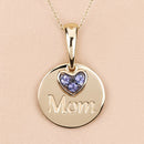 0.21 Carat Genuine Tanzanite .925 Sterling Silver Pendant-11