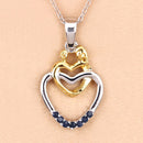 0.14 Carat Genuine Blue Sapphire .925 Sterling Silver Pendant-11