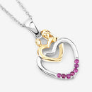 0.14 Carat Genuine Ruby .925 Sterling Silver Pendant-9