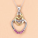 0.14 Carat Genuine Ruby .925 Sterling Silver Pendant-11