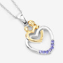 0.14 Carat Genuine Tanzanite .925 Sterling Silver Pendant-9