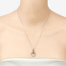 0.14 Carat Genuine Tanzanite .925 Sterling Silver Pendant-12
