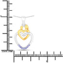 0.14 Carat Genuine Tanzanite .925 Sterling Silver Pendant-7