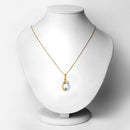 0.17 Carat Genuine Emerald .925 Sterling Silver Pendant-6