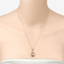 0.20 Carat Genuine Ruby .925 Sterling Silver Pendant-12