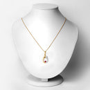 0.20 Carat Genuine Ruby .925 Sterling Silver Pendant-6