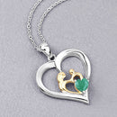 0.45 Carat Genuine Emerald .925 Sterling Silver Pendant-8