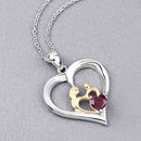 0.50 Carat Genuine Ruby .925 Sterling Silver Pendant-8